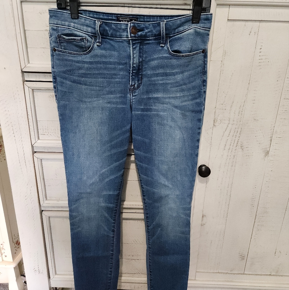 Abercrombie harper ankle jeans